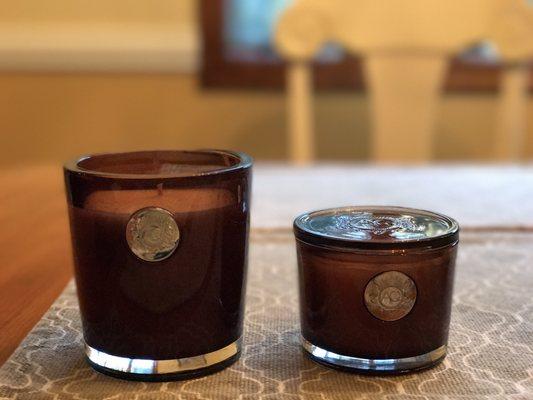 Paid over $40 for the small size candle at the Spa and later found the same candle outside larger and cheaper for $13!