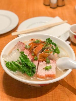 roasted pork belly & roasted duck rice noodle 燒腩仔燒鴨瀨