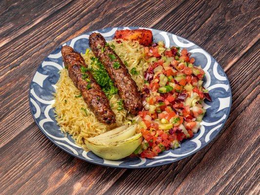 Kofta Kabob Plate