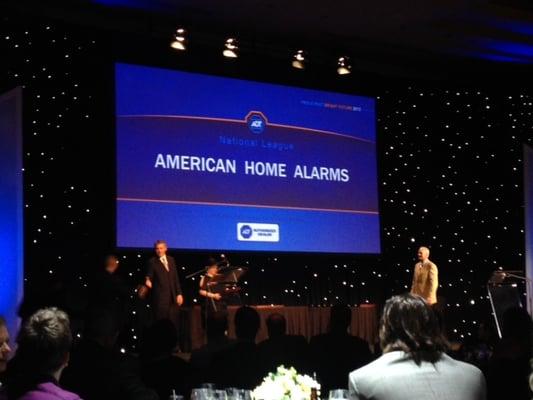 American Home Alarms 2013 Awards