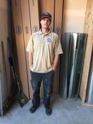 Corey works in our custom and remodel division