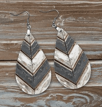 Handmade earrings in several styles and available in three lengths!