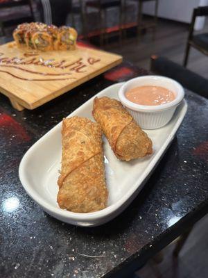 2 BoriSushi Egg Rolls