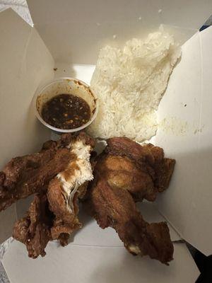 Thai Fried Chicken with Sticky Rice