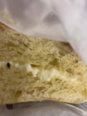 Definitely a fly in my butter roll. I am pretty disappointed as I frequent this location. This is not acceptable.