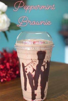 Peppermint Brownie Smoothie...