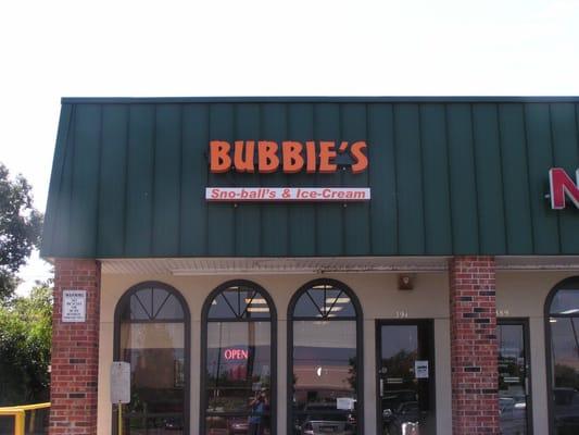 Bubbie's is located next to Stein Mart & The Dollar Tree Store