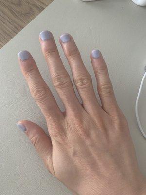 Gel manicure, 1 week after my service and still looks great!