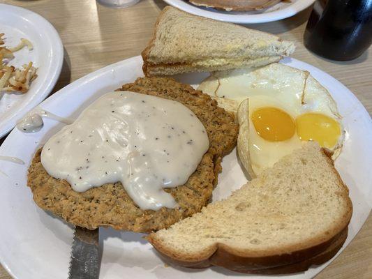 Country Fried Steak & Eggs