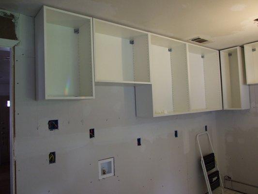 Ikea Cabinet Installation