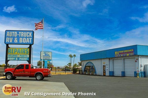 Full RV Service Center at Sun City RV