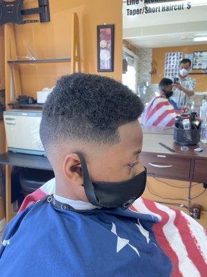 Kid's low fade