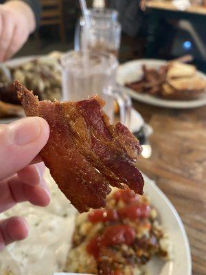 Crispy bacon