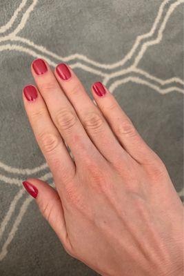 Gel manicure