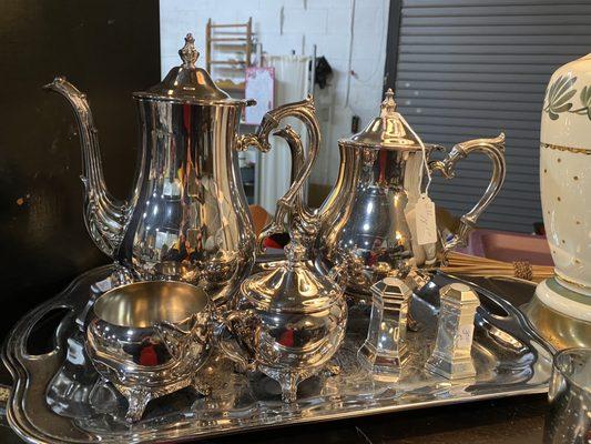 Tea Service - Silver-plate