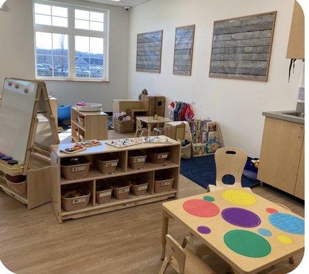 Toddler (1-2 years) classroom.