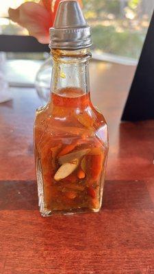 House made hot sauce