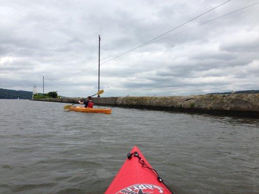 A great way to experience Cayuga Lake if you don't have your own gear.