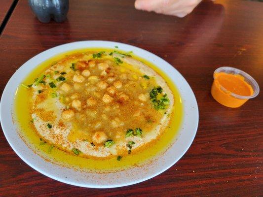 Humus with chickpeas