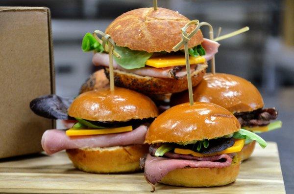 Our yummy BLVD Slider Sammies - perfect for events large and small.