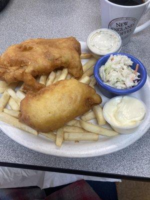 Friday special fish and chips