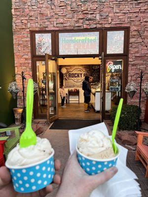 Treat time after hiking in the red rocks