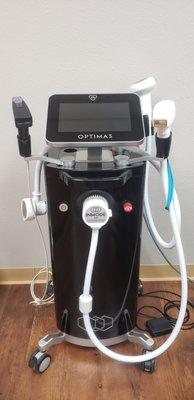 New, State of the Art Inmode Optimas RF Microneedling/Laser provides the fastest, virtually pain free optimal results.