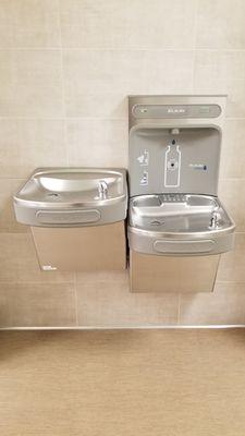 Drinking fountain and bottle fill