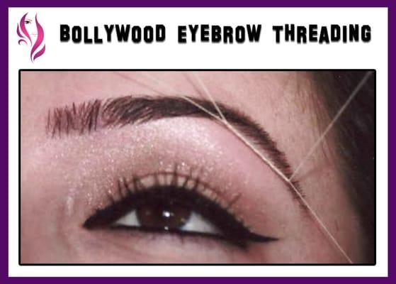 Eyebrow threading shape