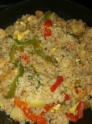 Shrimp and Pineapple fried rice