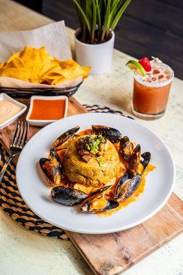 Seafood Mofongo