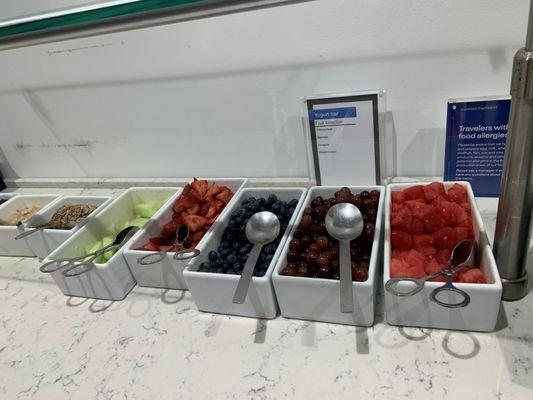 Yogurt bar fruits