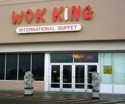 Wok King Buffet store front on Canal Dr. in Kennewick