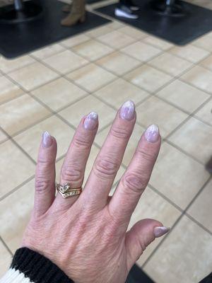 Cat Eye French Manicure