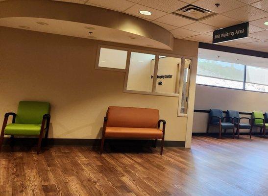 Basement MRI waiting area