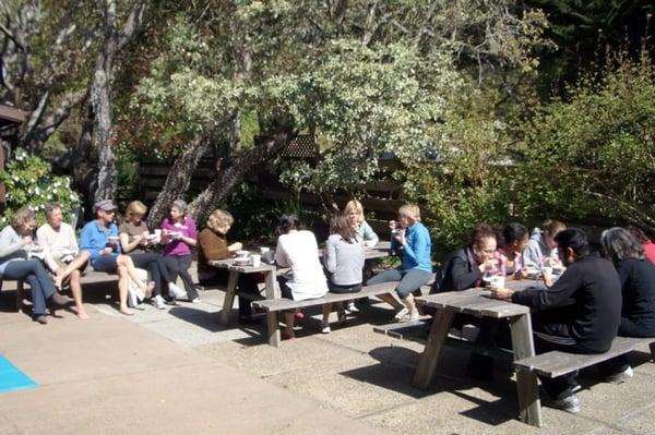 Lunch on the Stinson Beach Retreat with Kate Lumsden