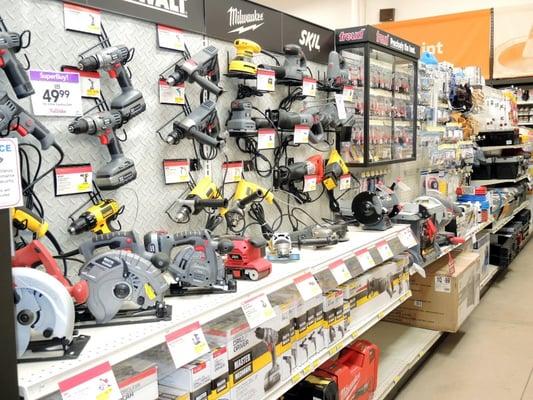 Power tools for just about any project.