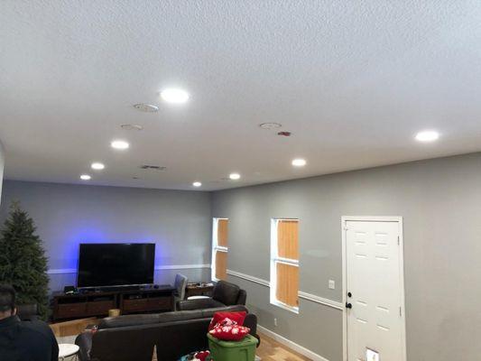 Recessed lighting after