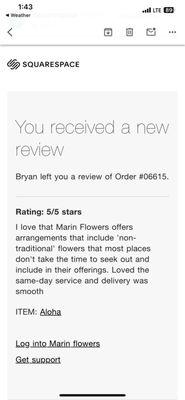 Sample of reviews on our website. Thank you for your support