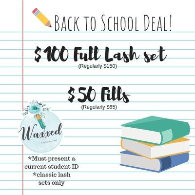 Deals on lashes