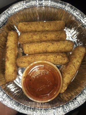 Mozzarella Sticks (cuz y'all know the type of breading matters!)