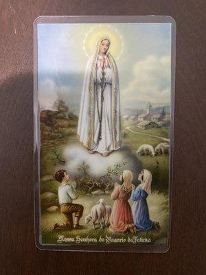 Saint Prayer Card (They have many different ones for about a dollar I think it was)