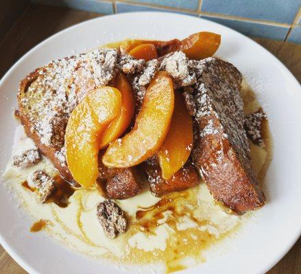 Peaches & Cream French Toast