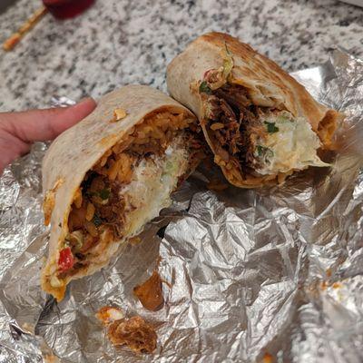 Barbacoa burrito