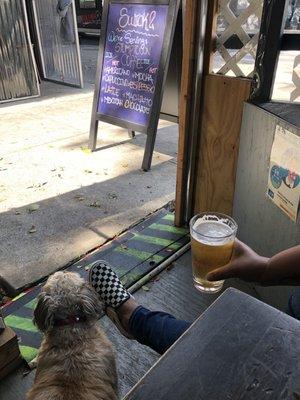 Doggie friendly neighborhood bar