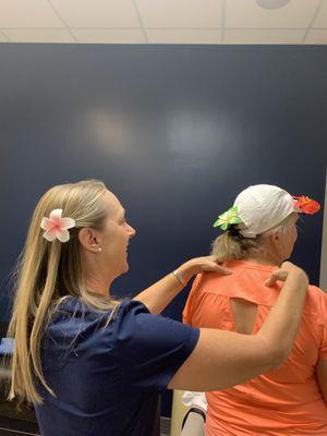 We use gentle but effective chiropractic techniques to help target stubborn neck and shoulder pain.