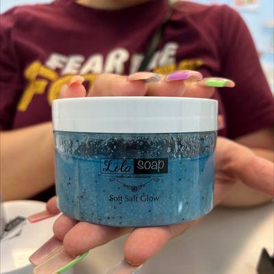 Sea salt scrub