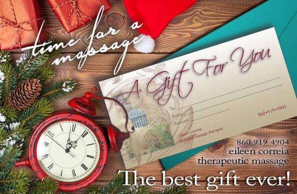 Gift certificates available for every reason or season