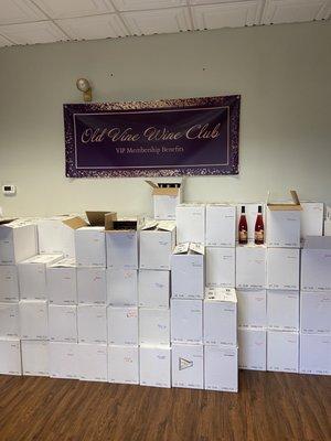 Boxes of great wine!