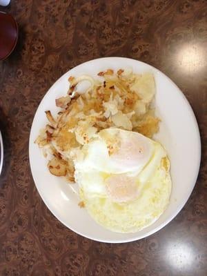 Real Potatoes Cooked Daily, No Freeze Fry Hash Browns Here.